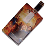 personalised card shaped usb memory stick FCD-092
