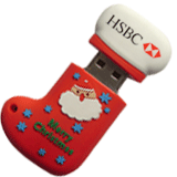 Branded Christmas USB Flash Drives XUB-703